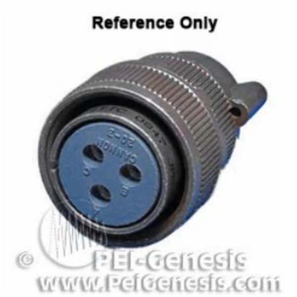 ER 17C 1716 PIN PLUG, Itt Cannon, Mfr#: MS3106R2029PW